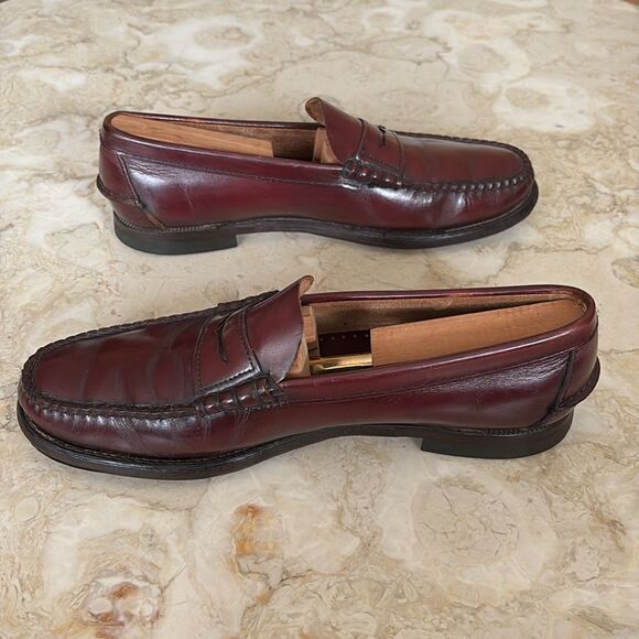Sebago Classic Dan Leather Penny Loafers - Garnet - Picture 7 of 14